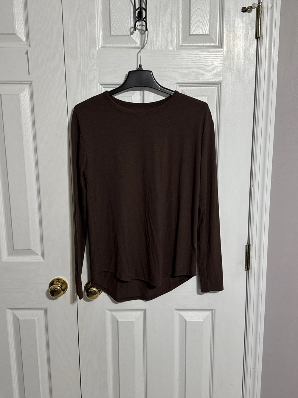 SO Brown Crewneck Long Sleeve Tee